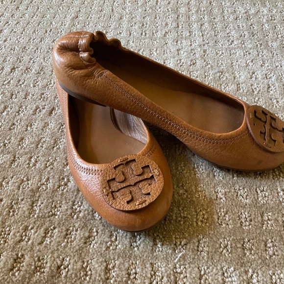 Tory Burch Reva Flats USED 6 - Picture 1 of 8